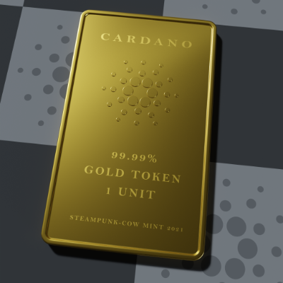 NFT - Cardano Token 2021 - NFT - Gold Minted Bar