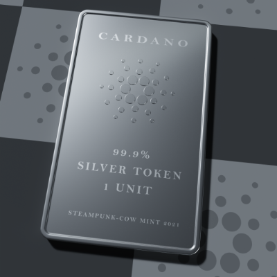NFT - Cardano Token 2021 - NFT - Silver Minted Bar